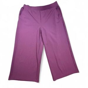 LOFT XL Petite Plum Pull-On Dress Pants